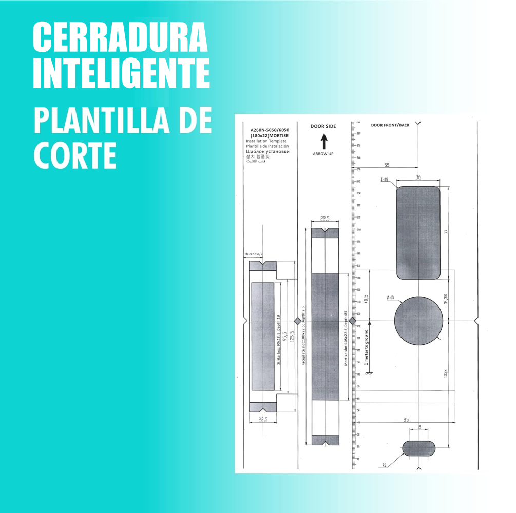 Cerradura Inteligente Wifi Chapa De Seguridad Con Huella App
