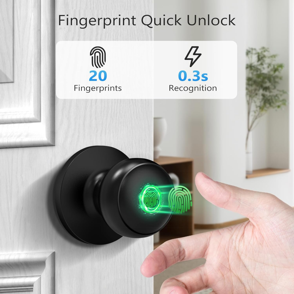 Cerradura Inteligente Interiores Chapa Huella App Tuya Smart