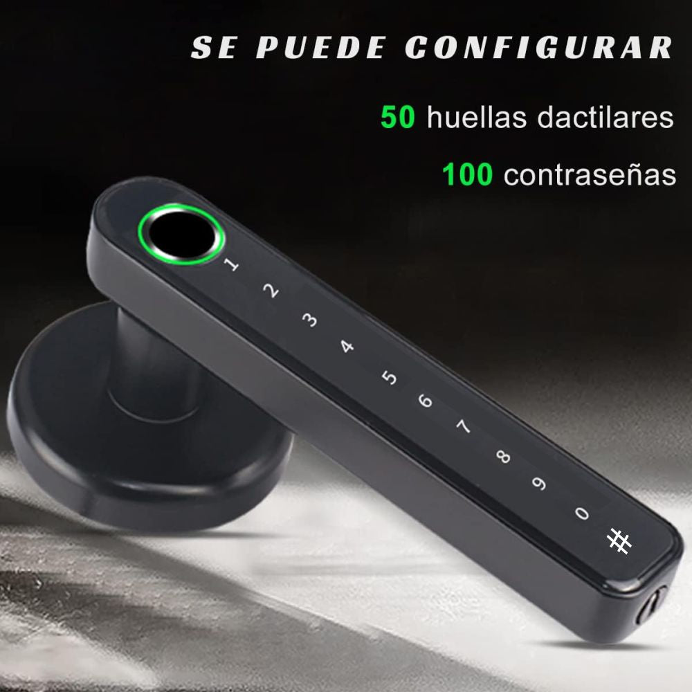 Cerradura Chapa Seguridad Inteligente Huella Tuya Smart F3