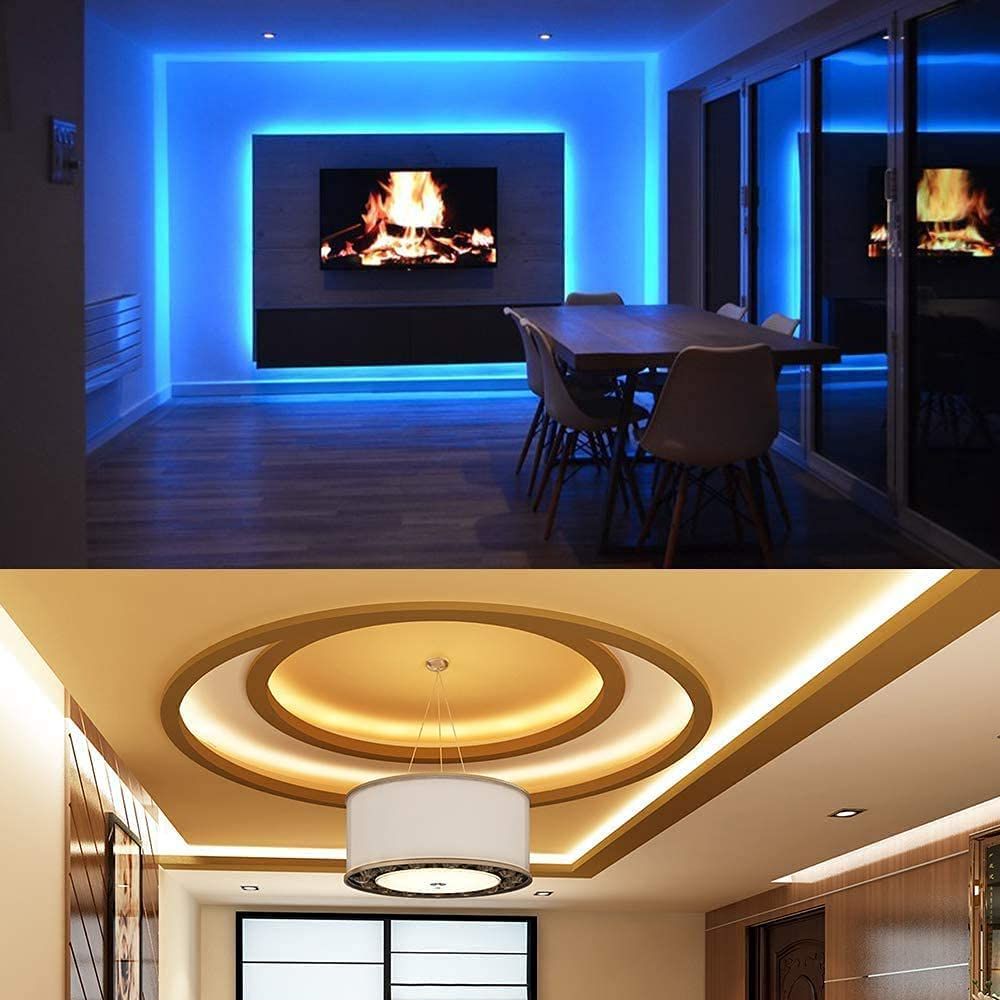 Cinta De Luz Led 5 Metros Rgb Control Remoto Adaptador 12V