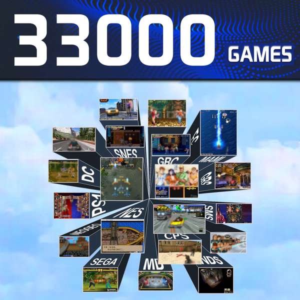 Consola Arcade BOX AD 1900 Retro Pantalla 4K HD en TV, 33000 juegos ...