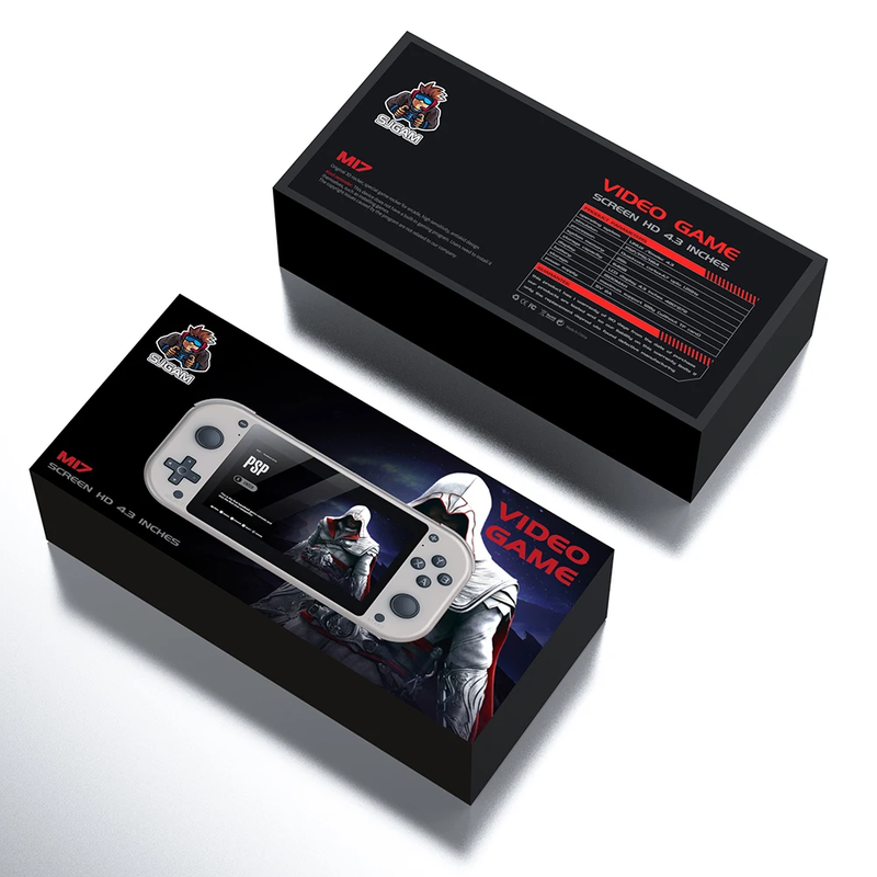 Consola Portátil Emulador de Juegos PSP N64 Pantalla IPS 4.3" M17
