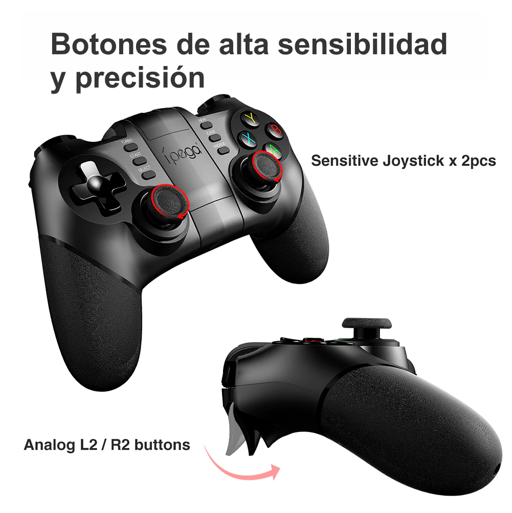 Control Ipega Mando Para Pc Celulares Gamepad 3en1 Pg-9076