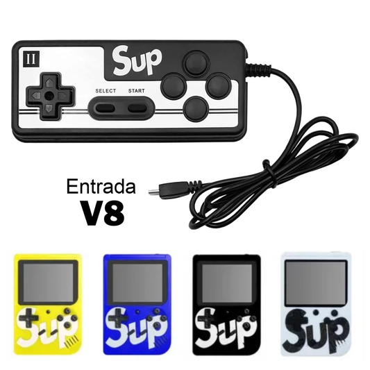 Control Para Consola Sup Gameboy 2do Jugador Gamepad V8