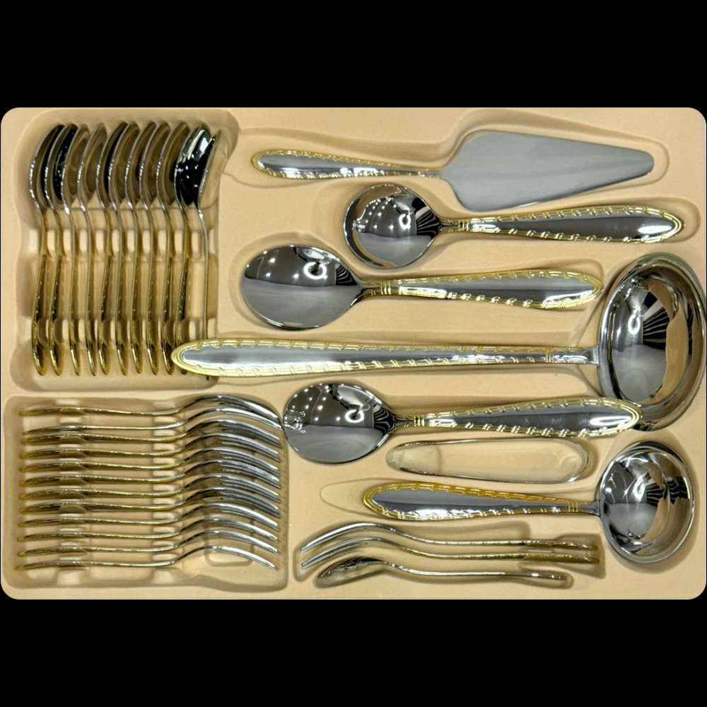 Cubiertos De Lujo 84 Pcs Acero Inoxidable Quirúrgico 18/10