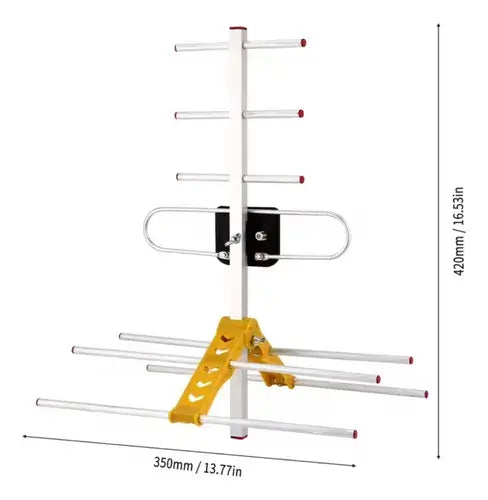 Antena Aerea Tdt Tv Digital Rural Exterior Alta Ganancia 8mt