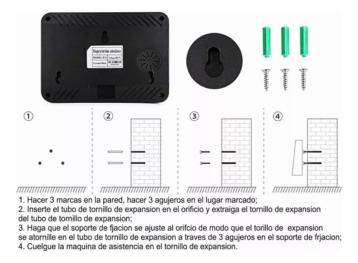 Reloj Checador Huella Biométrico Máquina De Asistencia