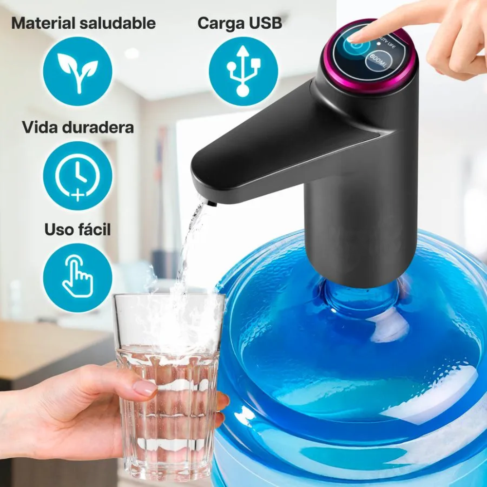 Dispensador De Agua Recargable 2 Modos Automático Md-03