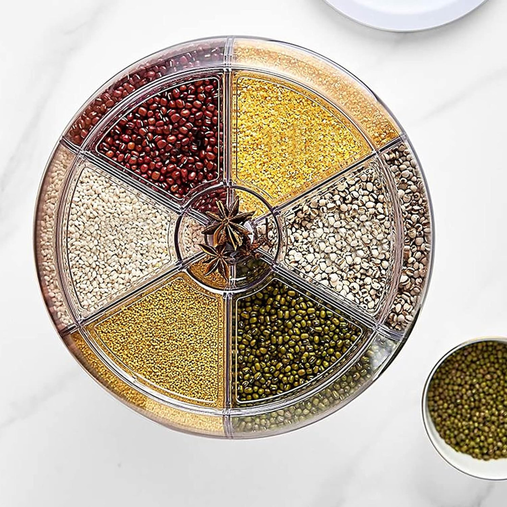 Dispensador De Granos Giratorio 360° Organizador Alimentos