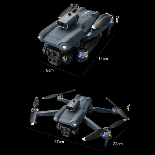 Drone M5 Ultra Sin Escobillas Pantalla Evitacion Obstaculos