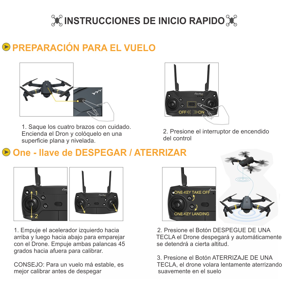 Drone Plegable Con Cámara Wifi 2.4g Fpv Doble Batería 998w