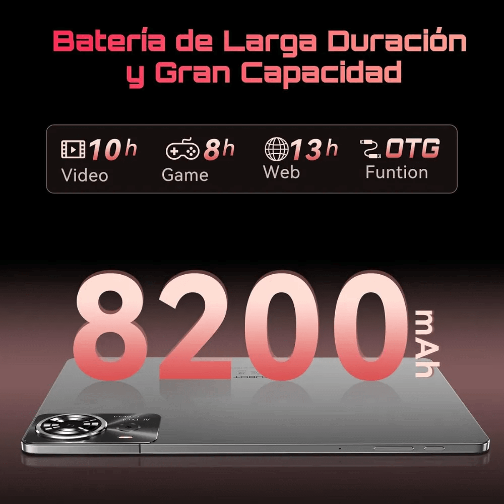 Tablet Cubot Tab 70 Ram 16gb 128gb 10.95'' Doble Sim 4G Wifi