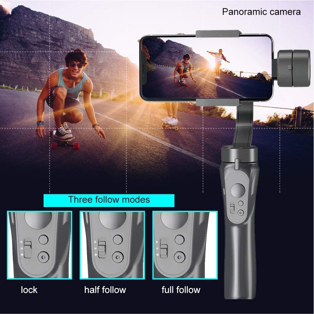 Estabilizador De Celular Handheld Gimbal H4 3 Ejes App