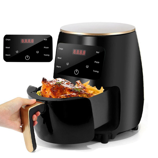 Freidora De Aire Digital Pantalla Led Táctil 6 Litros 2400w