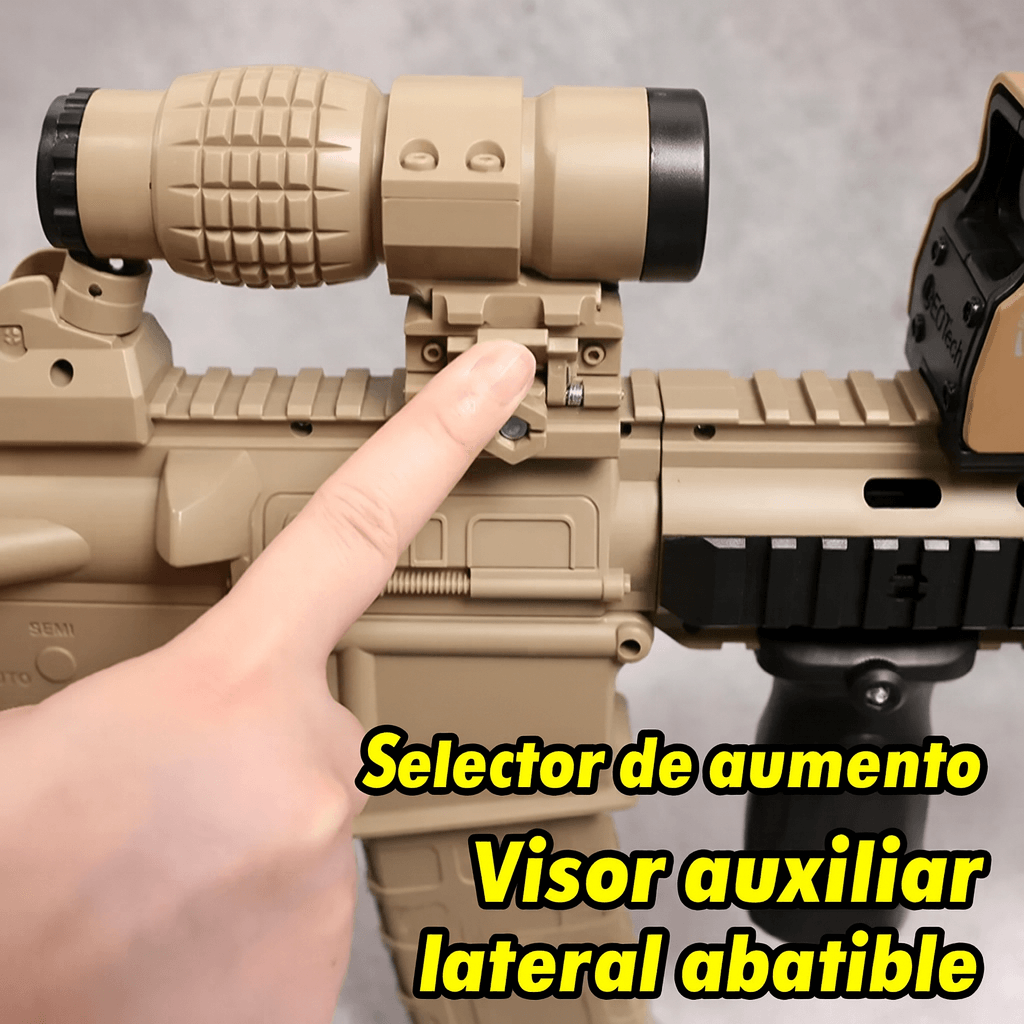 Rifle De Juguete Hidrogel Fusil De Orbeez M4a1 + Silenciador