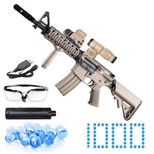 Rifle De Juguete Hidrogel Fusil De Orbeez M4a1 + Silenciador