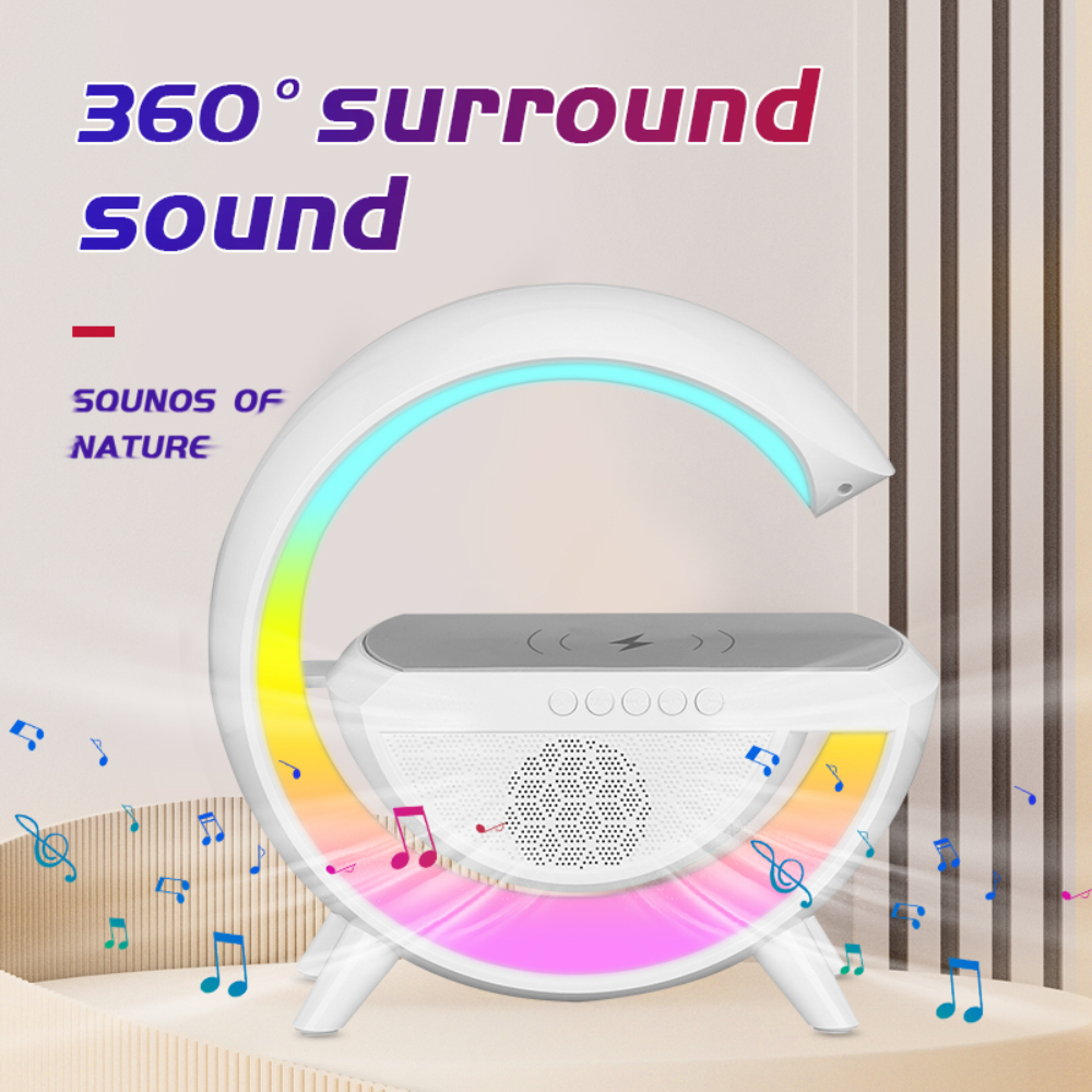 Lampara G Luz LED RGB Speaker Recargable Bluetooth HM-2301