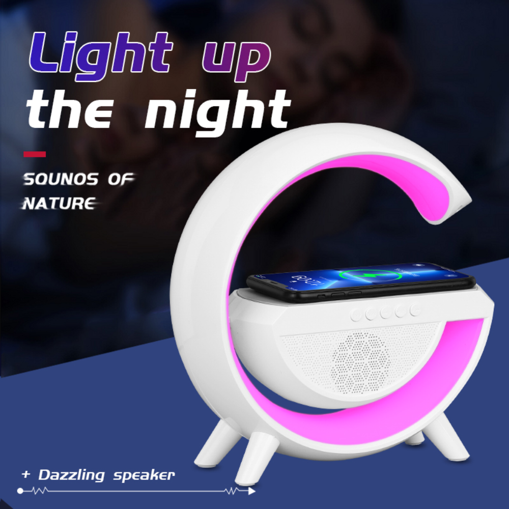 Lampara G Luz LED RGB Speaker Recargable Bluetooth HM-2301