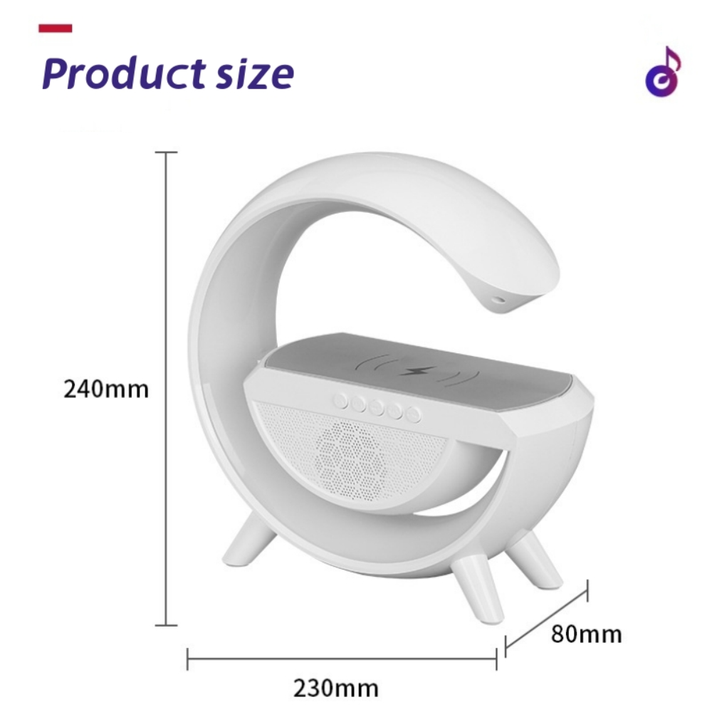 Lampara G Luz LED RGB Speaker Recargable Bluetooth HM-2301