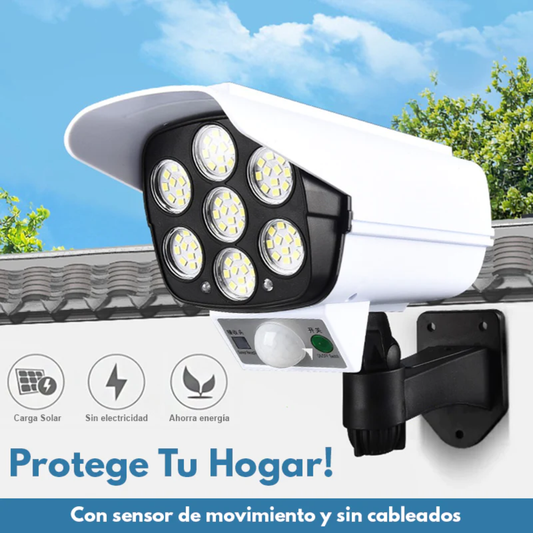 Lampara Solar Exterior Sensor De Movimiento 3 Modos 77 Led