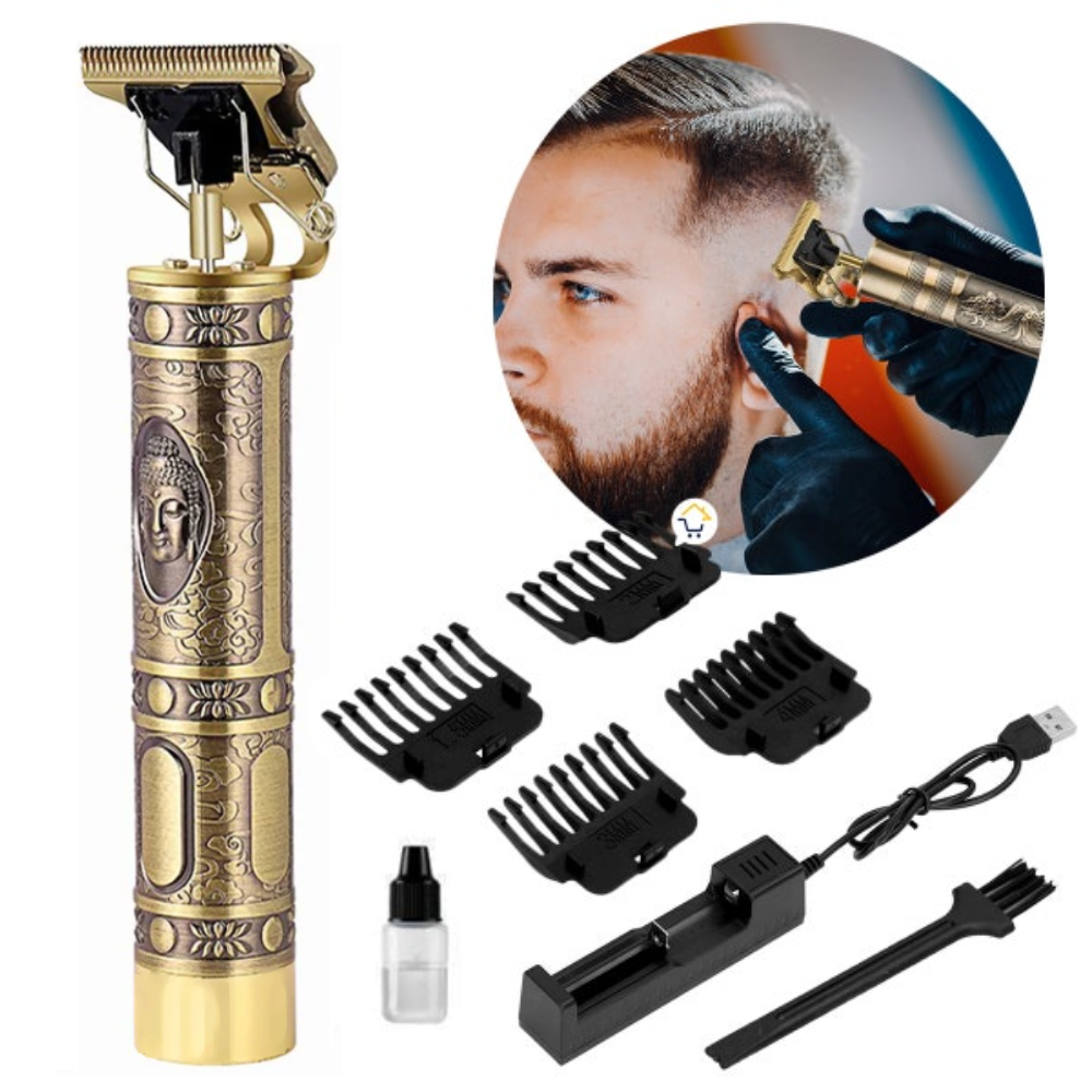 Maquina Patillera Recargable Trimmer Buda 4 Peines Ws-t99