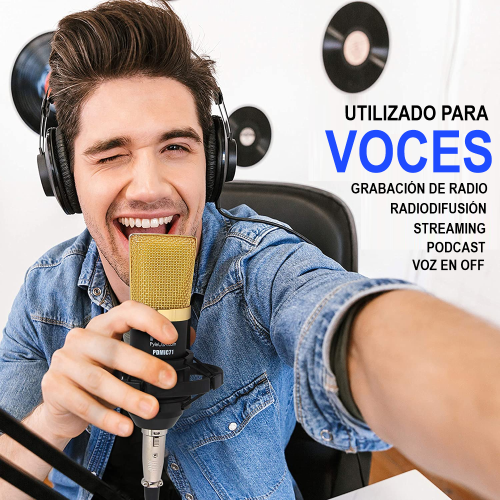 Micrófono Condensador Grabación Profesional Jack 3.5mm Qmic3