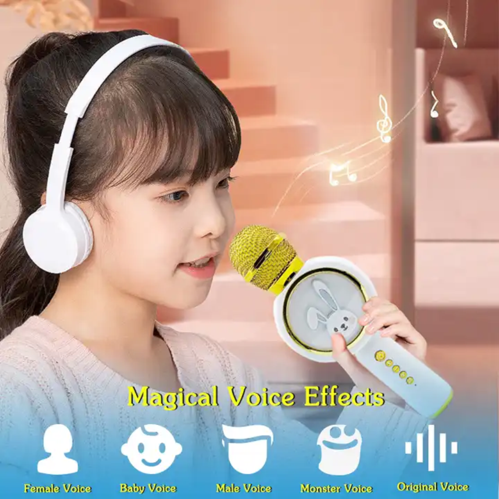 Microfono Karaoke Speaker X6 Para Niños Portátil Bluetooth