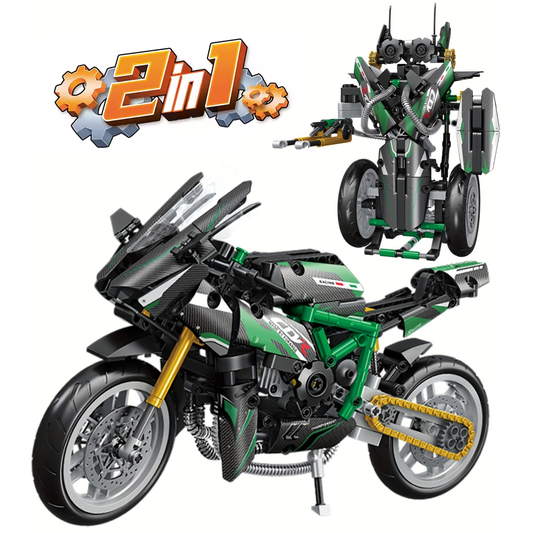 Motocicleta Armable 458 Piezas Lego Motorbike Armatodo 3D