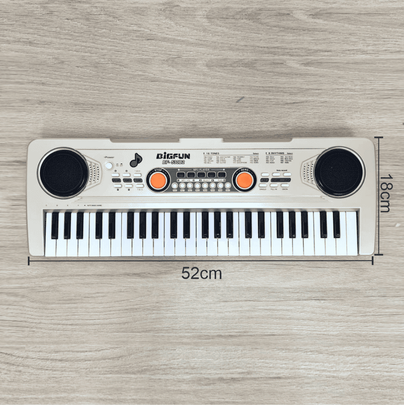 Organeta Piano Electrónico Para Niños 49 Teclas Usb Bf-530