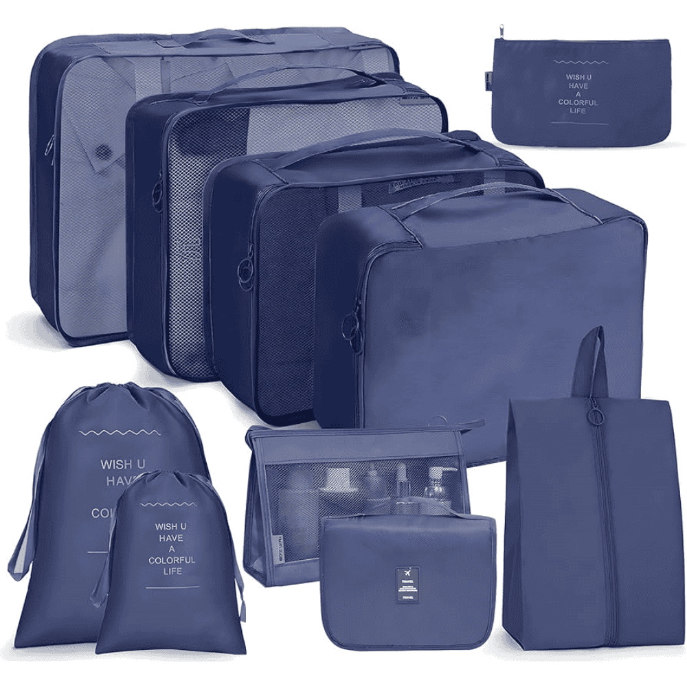 Organizador De Ropa Equipaje 11pcs Set Para Maleta De Viaje