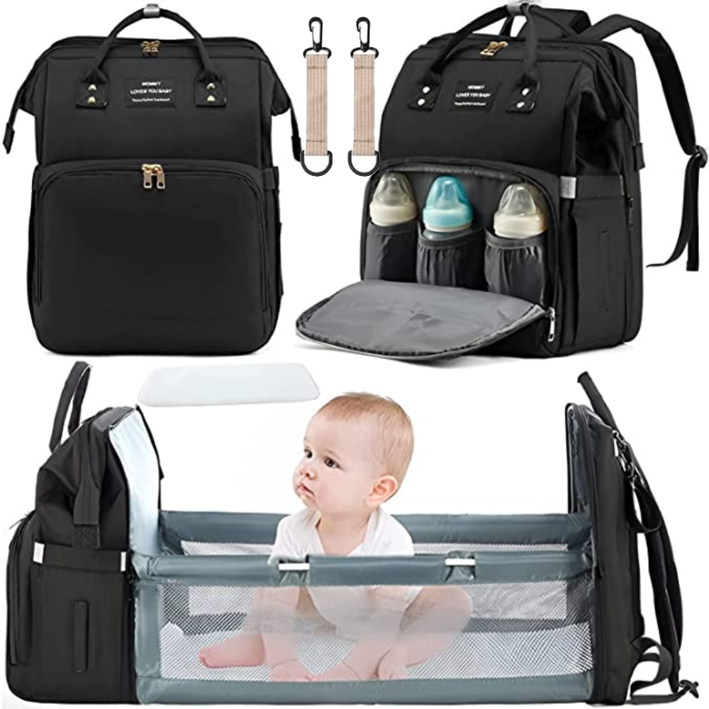 Pañalera Con Cambiador Para Bebe Multifuncional Impermeable