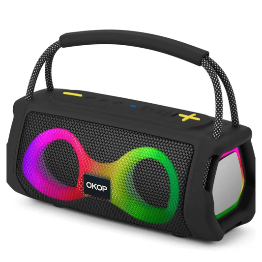 Parlante Recargable Altavoz Bluetooth Speaker Rgb Okop Kp812