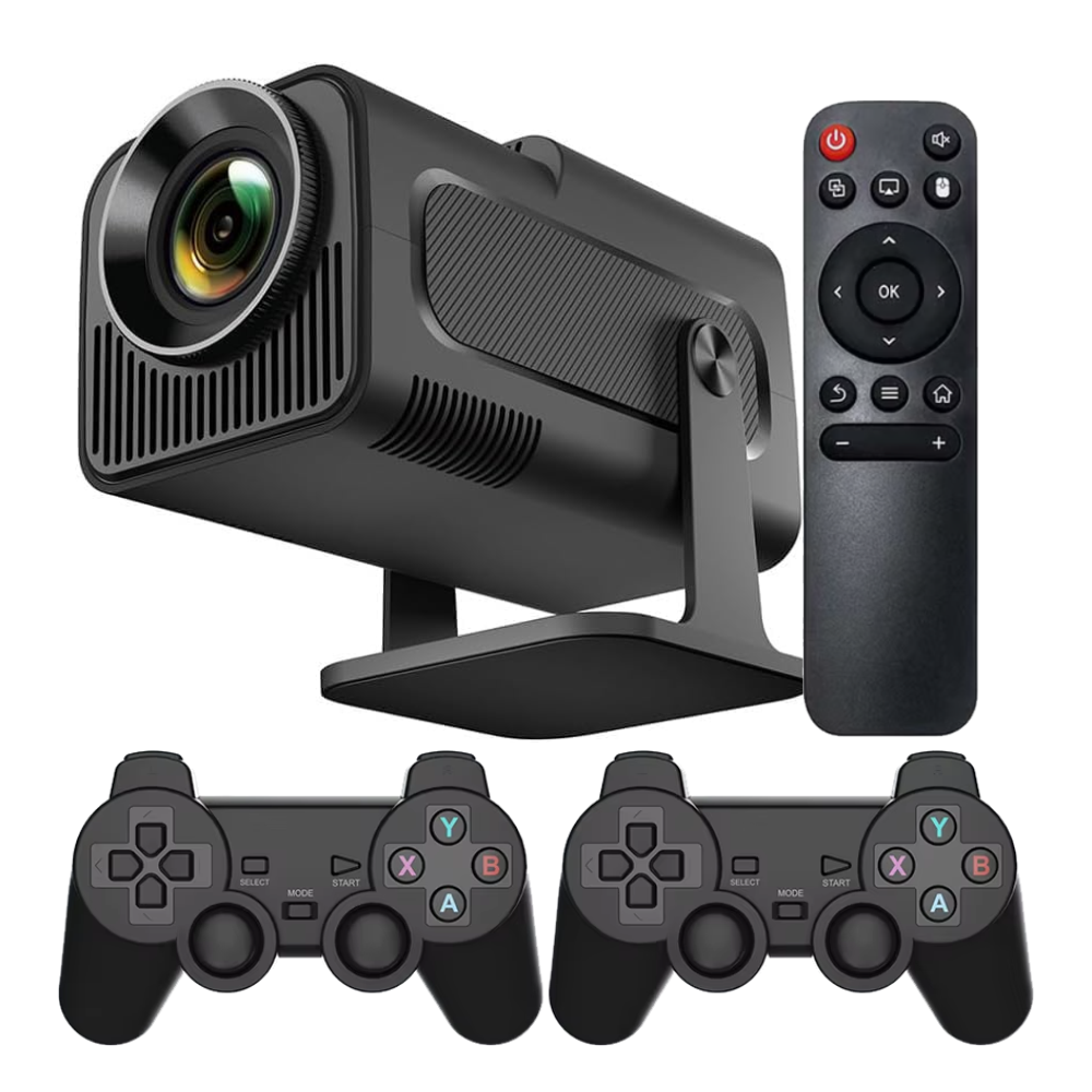 Proyector Portátil Hcs350 Pro Emulador Wifi Android 12 Bt5.0