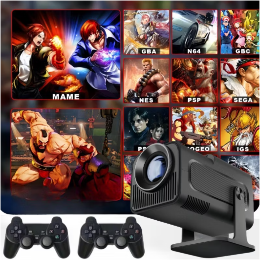 Proyector Portátil Hcs350 Pro Emulador Wifi Android 12 Bt5.0