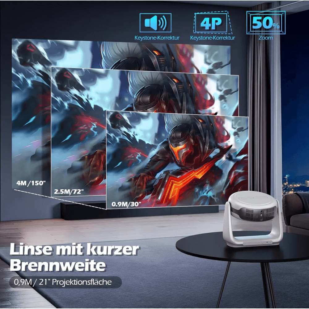 Proyector Video Beam 7000lm Auto Enfoque 4k Uhd Wifi 5g K1