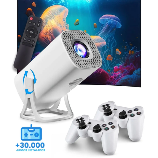 Proyector Smart Android Emulador De Juegos Inalambrico P40