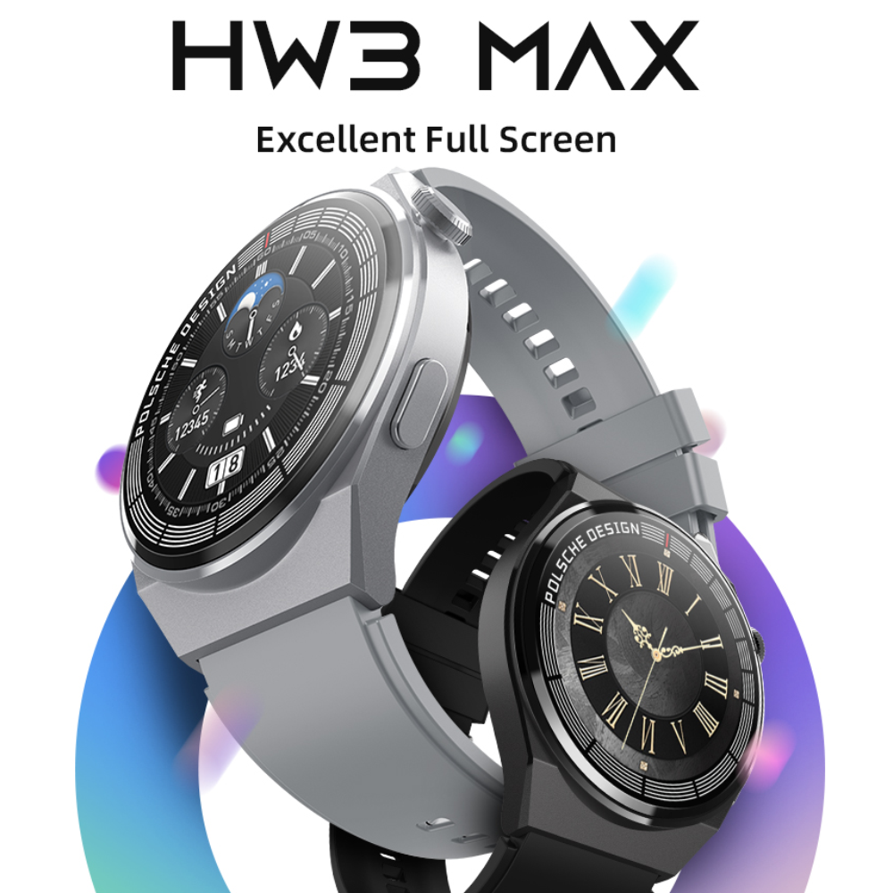 Reloj Inteligente Smart Watch NFC Pantalla Redonda HW3 MAX