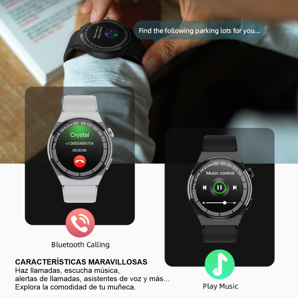 Reloj Inteligente Smart Watch NFC Pantalla Redonda HW3 MAX
