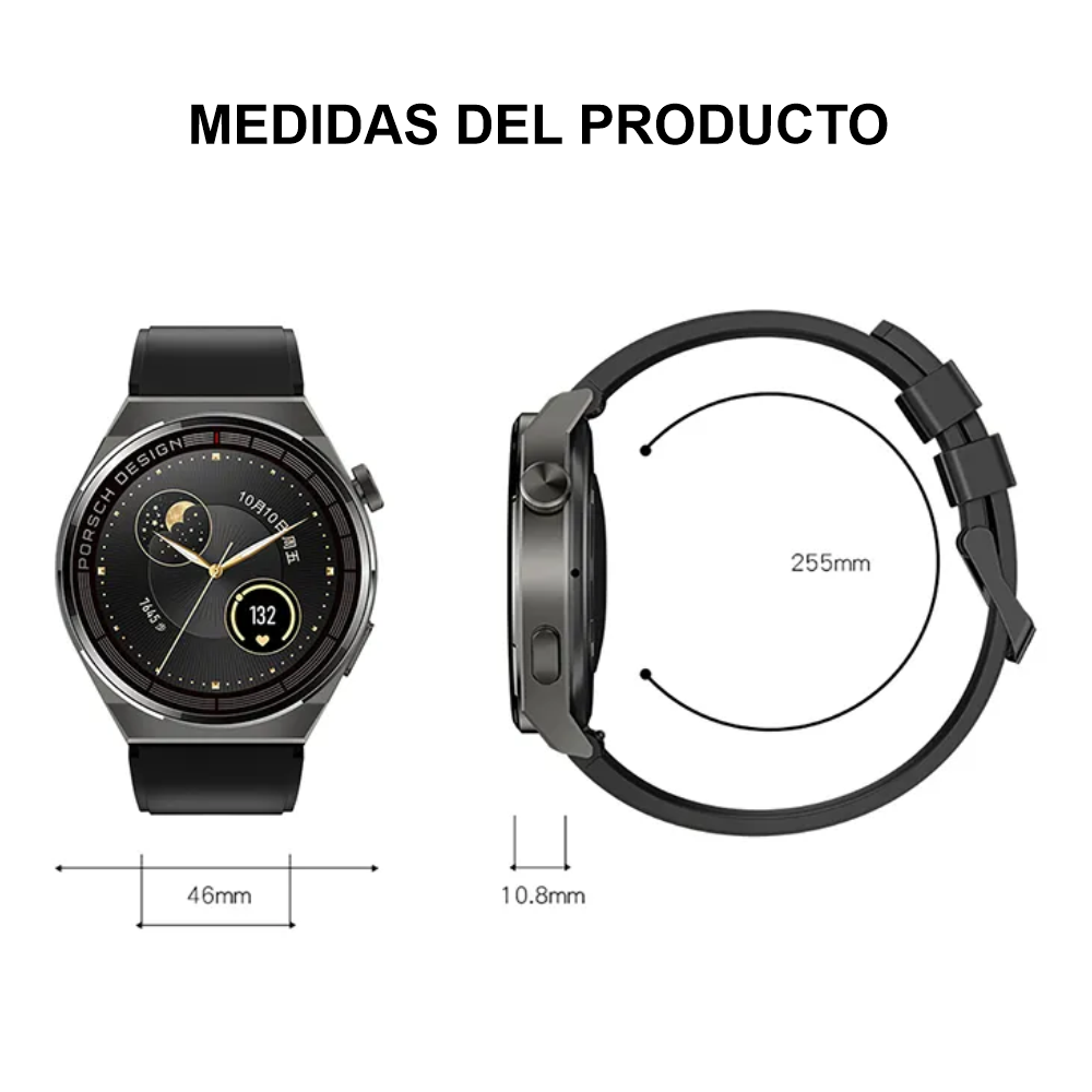 Reloj Inteligente Smart Watch NFC Pantalla Redonda HW3 MAX