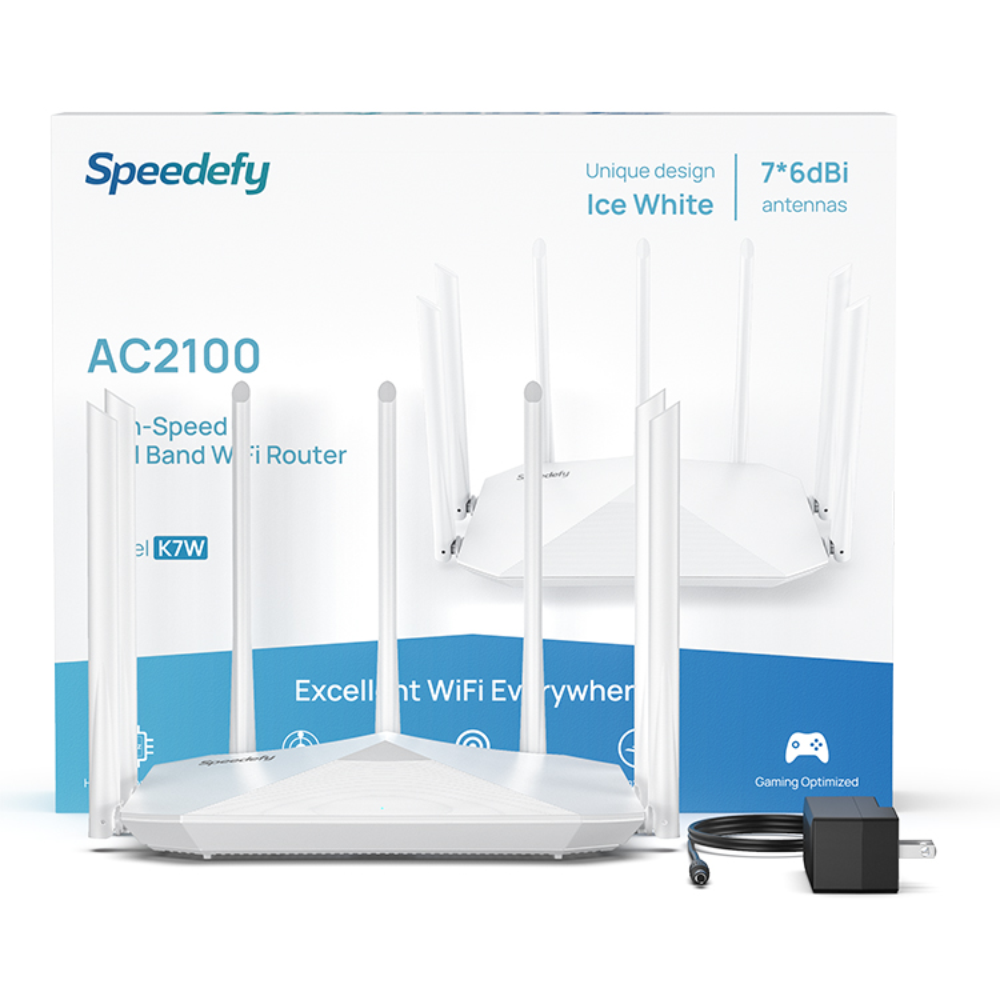 Router Inteligente Alta Velocidad 2.4G/5G Speedefy AC2100
