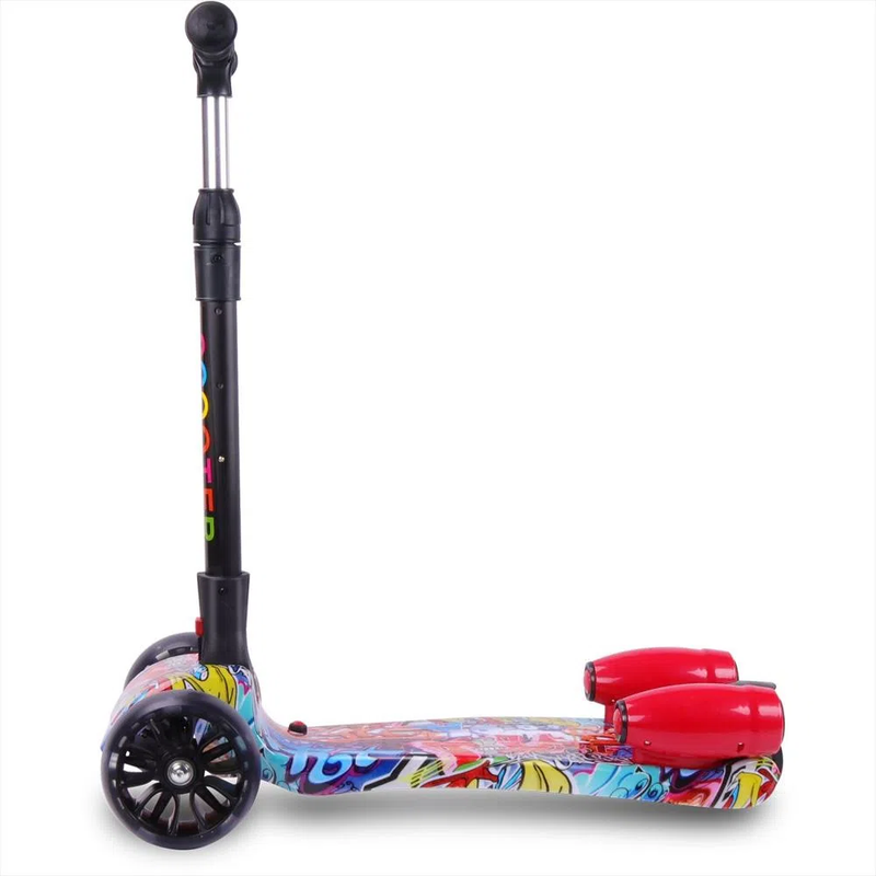 Patineta Scooter Luz Música Bluetooth Con Turbinas De Humo