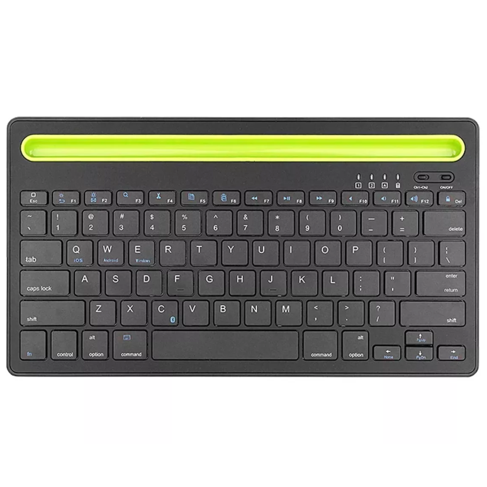 Teclado Inalambrico Recargable Bluetooth 2 Canales As-199