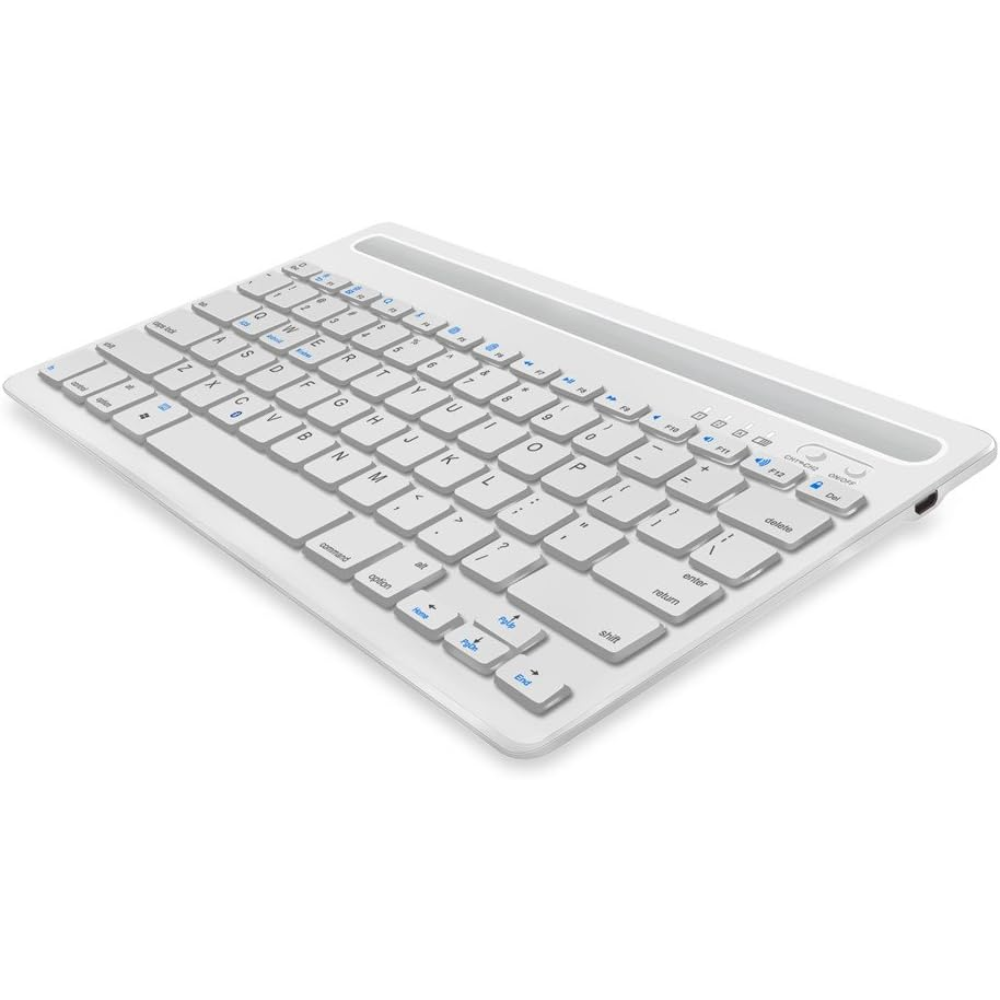 Teclado Inalambrico Recargable Bluetooth 2 Canales As-199