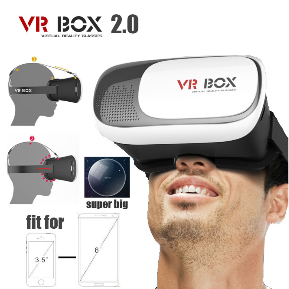 Gafas De Realidad Virtual Aumentada 3D VR BOX + Control Bluetooth