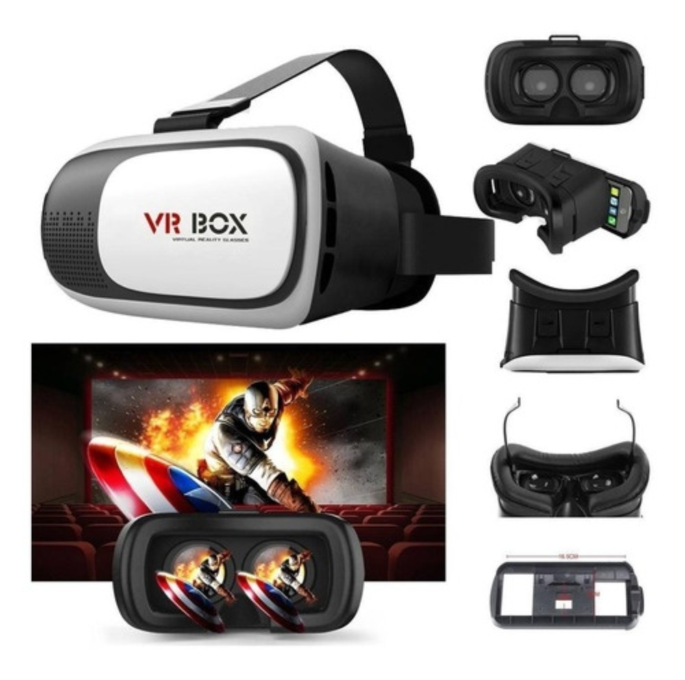 Gafas De Realidad Virtual Aumentada 3D VR BOX + Control Bluetooth