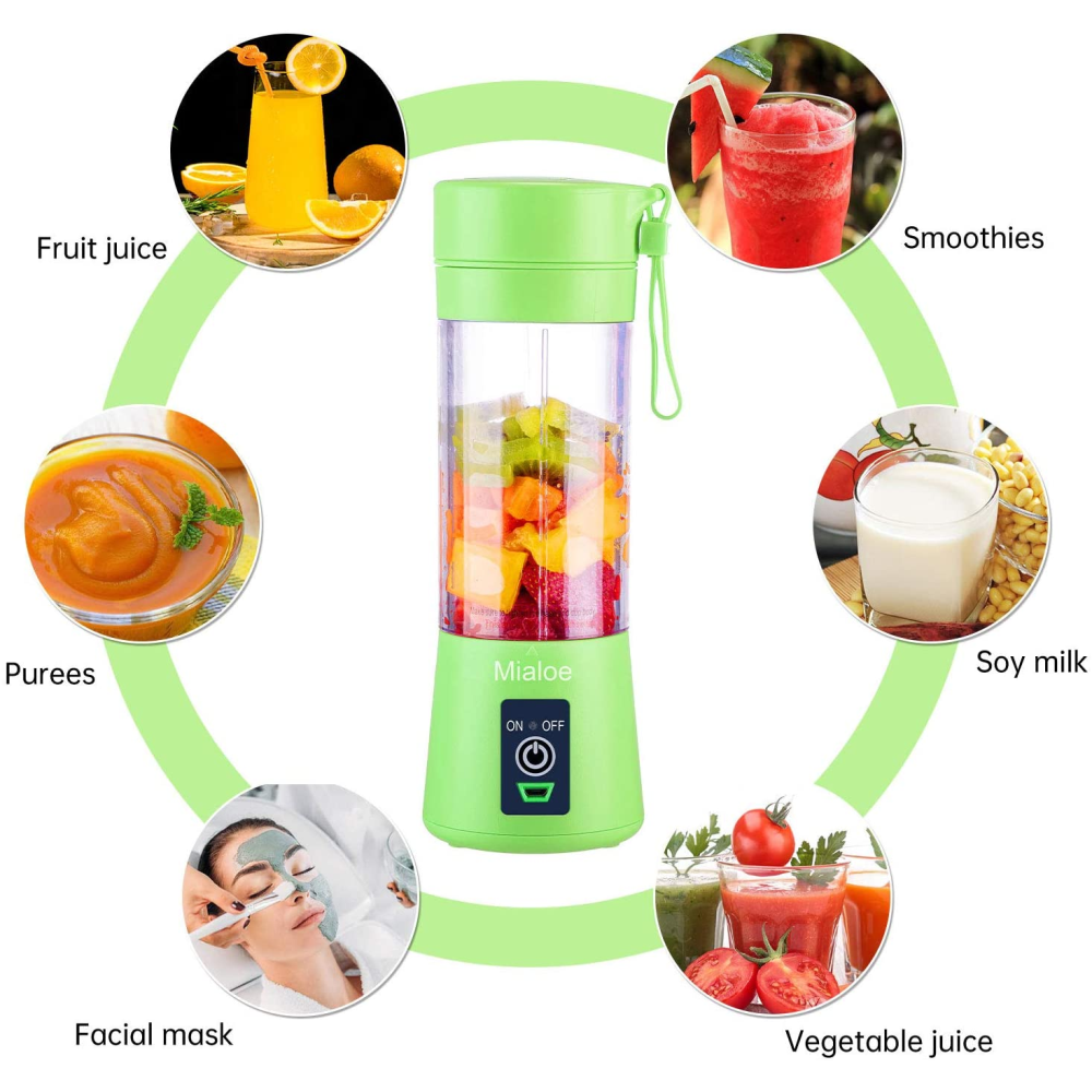 Mini Licuadora Batidora Personal Portátil Recargable Juice Blender