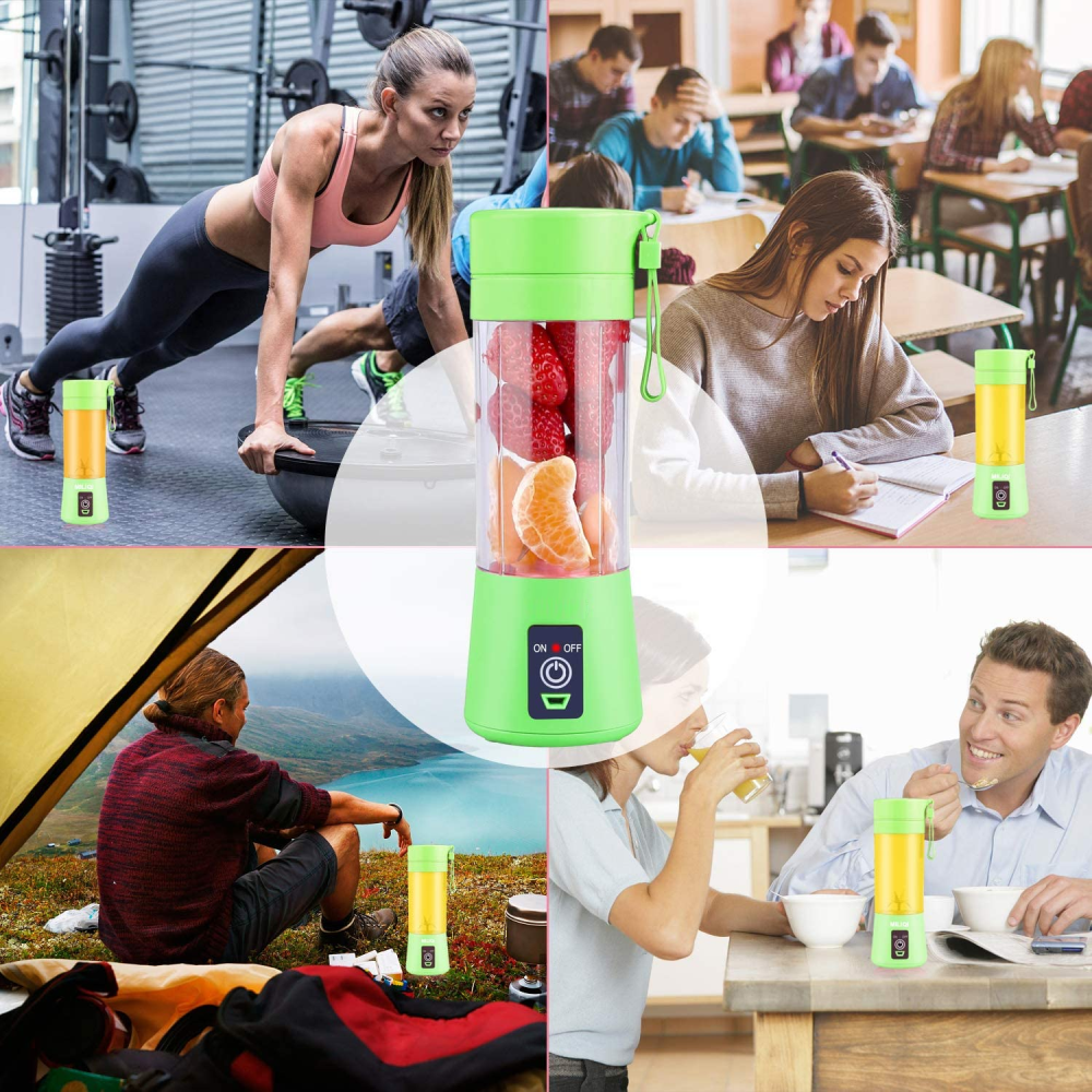 Mini Licuadora Batidora Personal Portátil Recargable Juice Blender