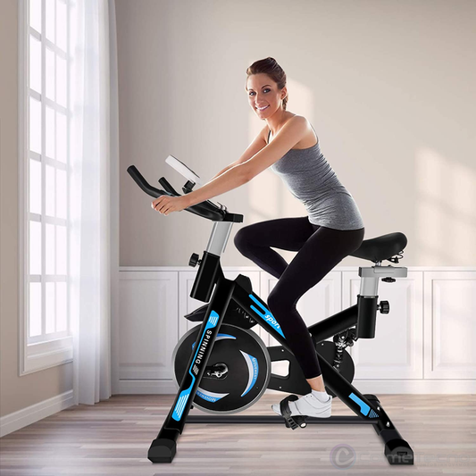 Bicicleta Estática Spinning Ultra Silenciosa Spin Bike Pantalla LED