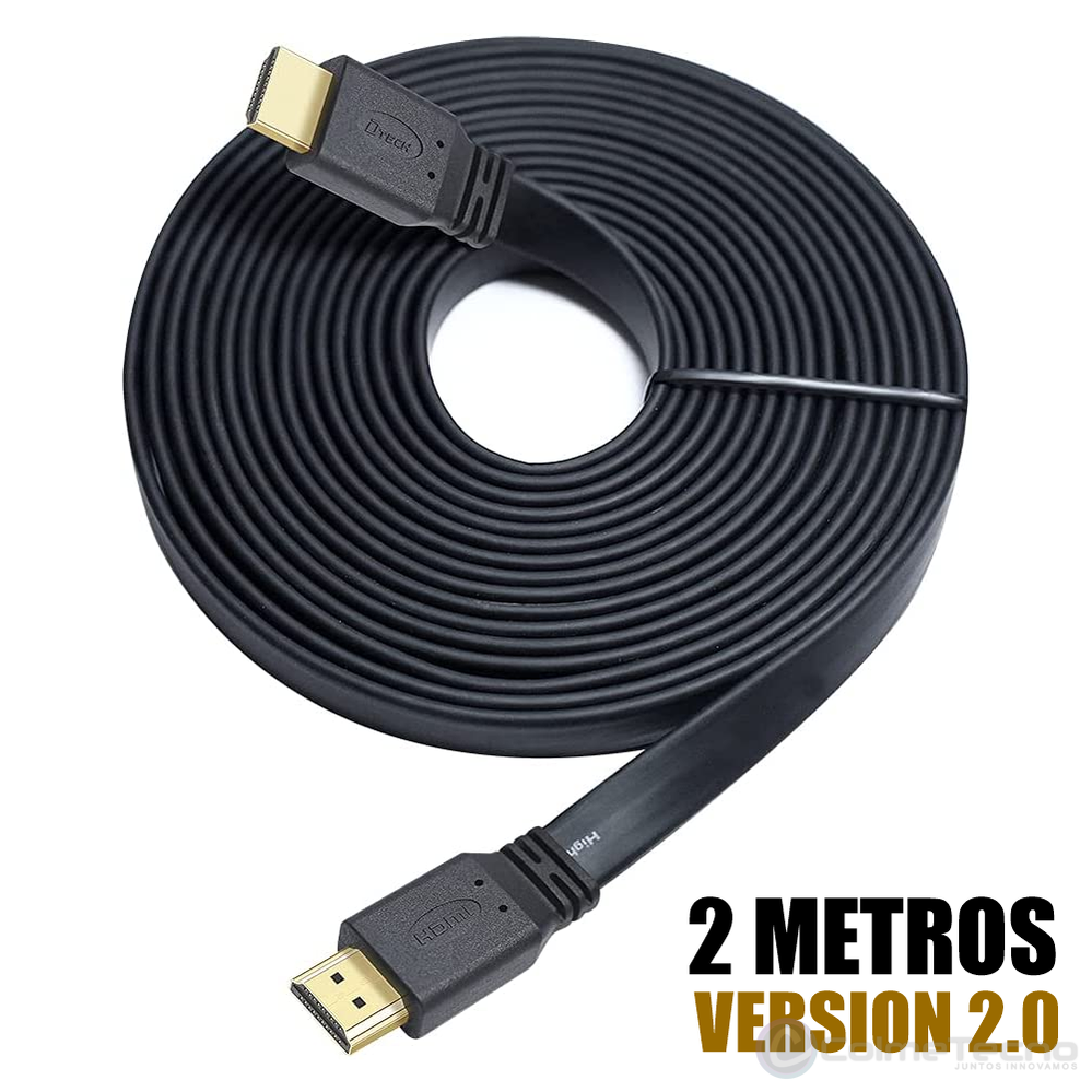 Cable HDMI Ultrafino Macho A Macho HD 4K 30hz 1080p 60hz