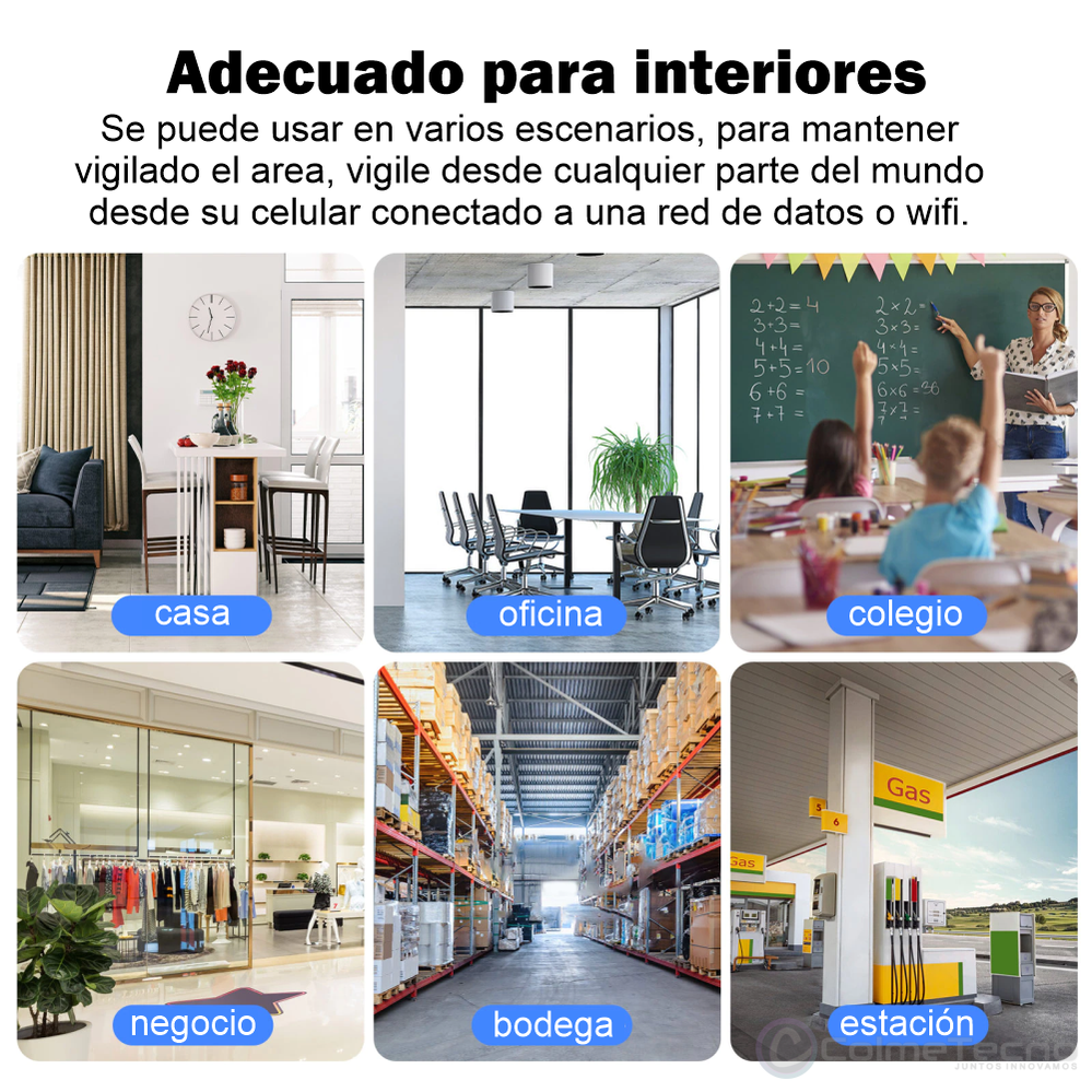 Cámara De Seguridad IP Wifi 1080P Full HD Bombillo Motorizado 360°